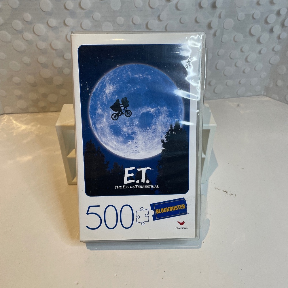 👀2/$15- ET 👽🛸Blockbuster VHS 🧩puzzle